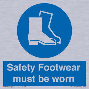 Safety Footwear must be worn